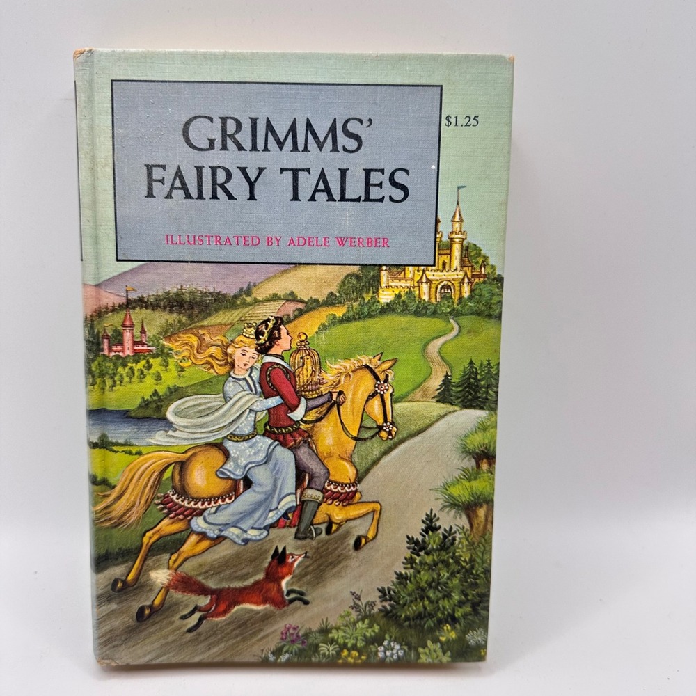 Grimms Fairy Tales 1963‎ Grosset & Dunlap Classic Home Bookshelf Adele Werber